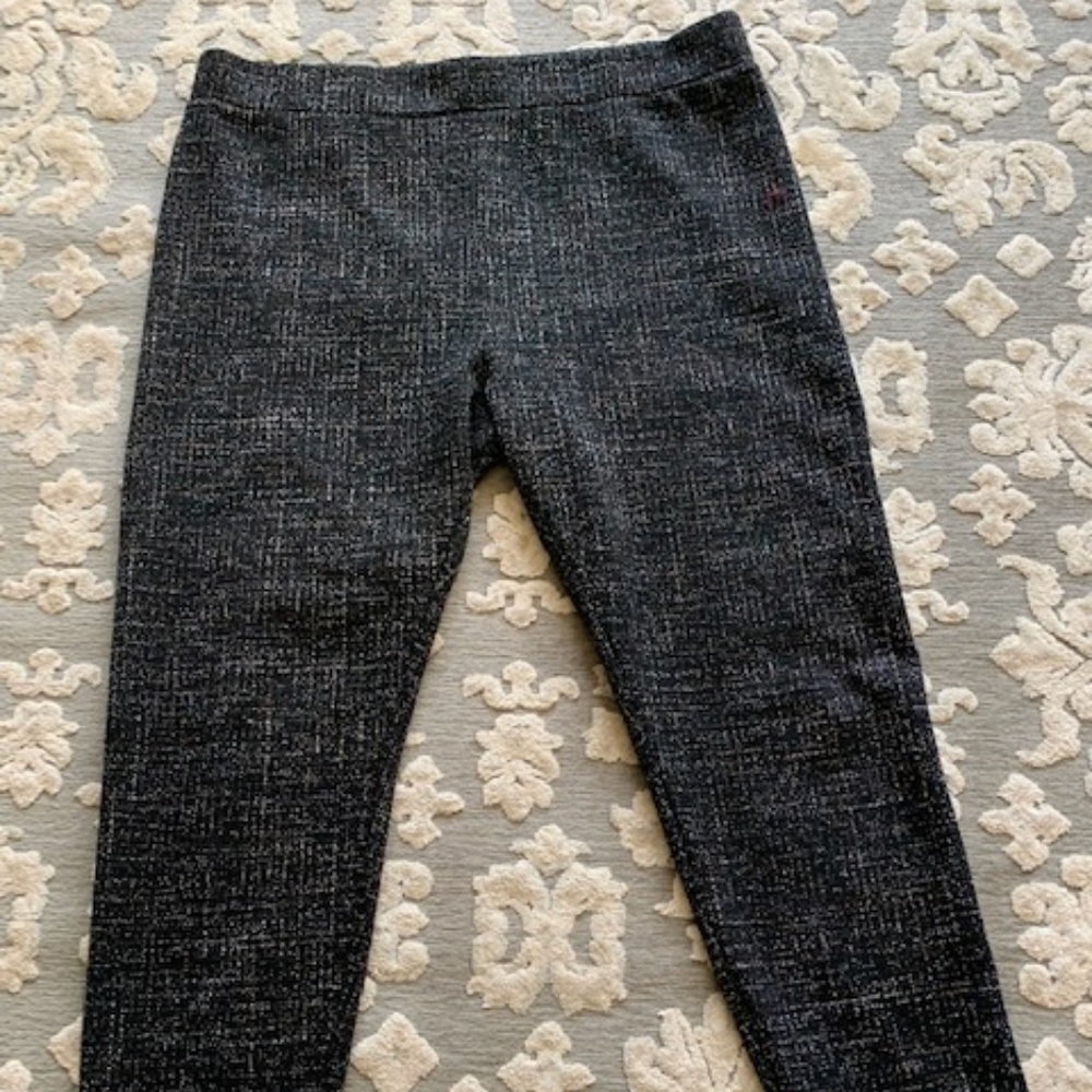 Lou & Grey XL black flecked pants